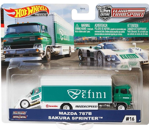 Hot Wheels Team Transport Mazda 787B Sakura Sprinter